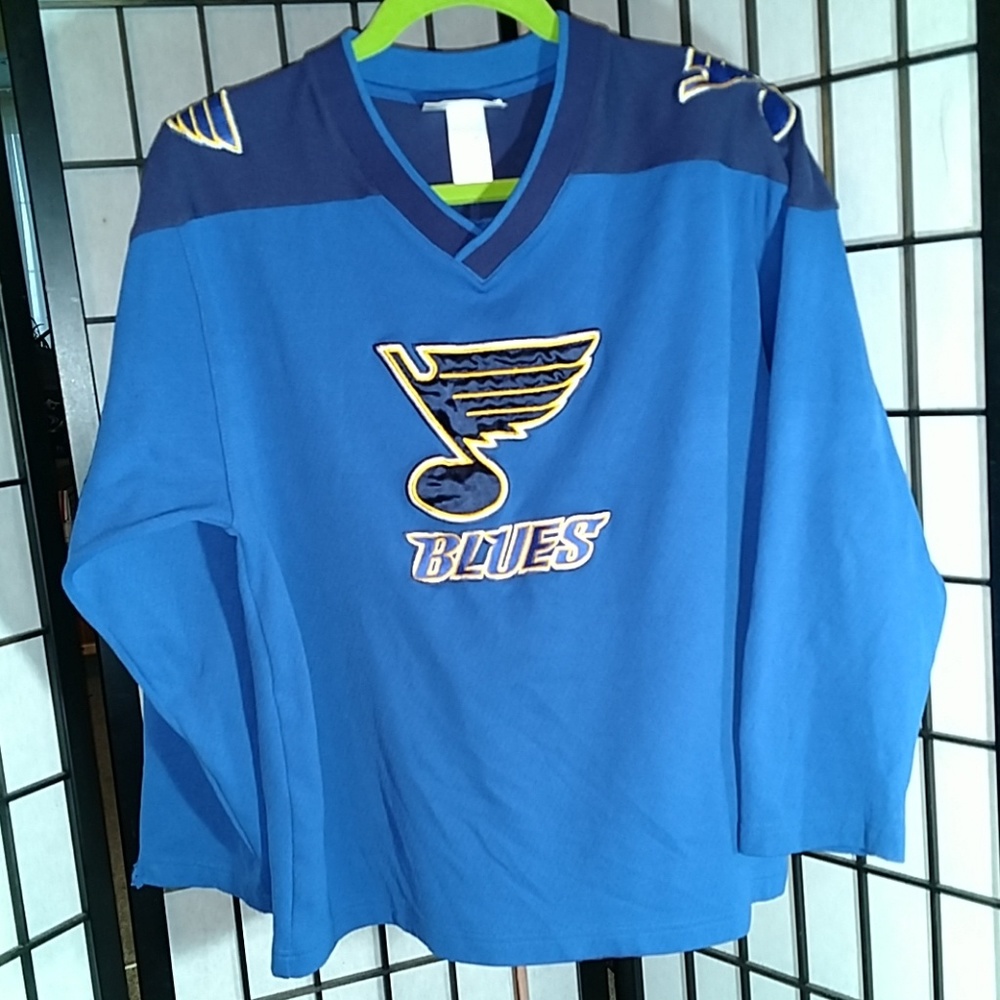 Vtg ST. LOUIS BLUES HOCKEY JERSEY TKACHUK #7